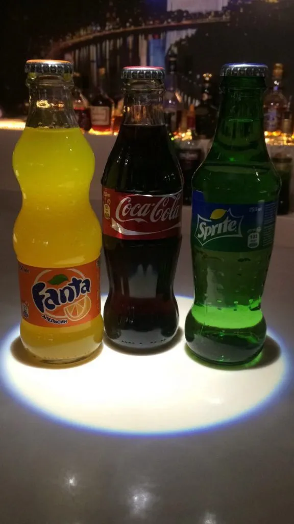Фотография продукта «Coca-Cola», «Sprite», «Fanta», «Piko»