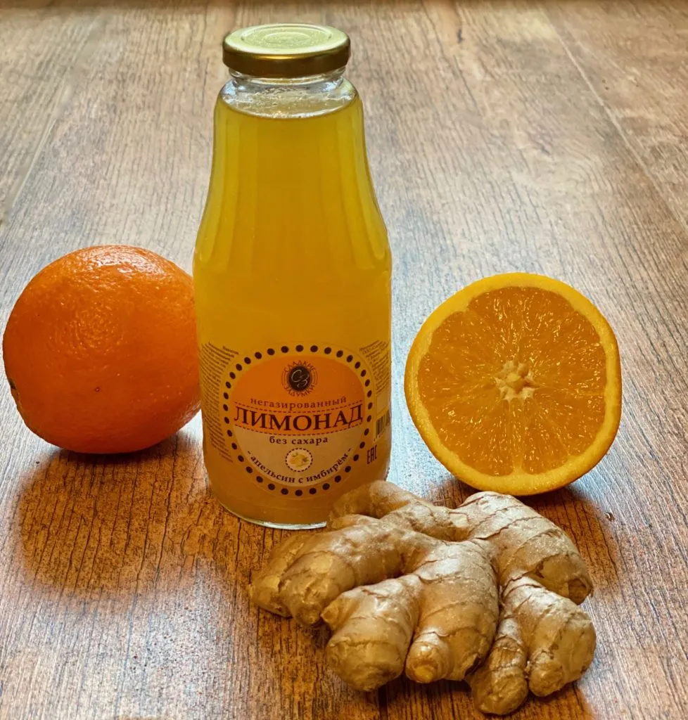 фотография продукта Лимонад "Апельсин с имбирем"