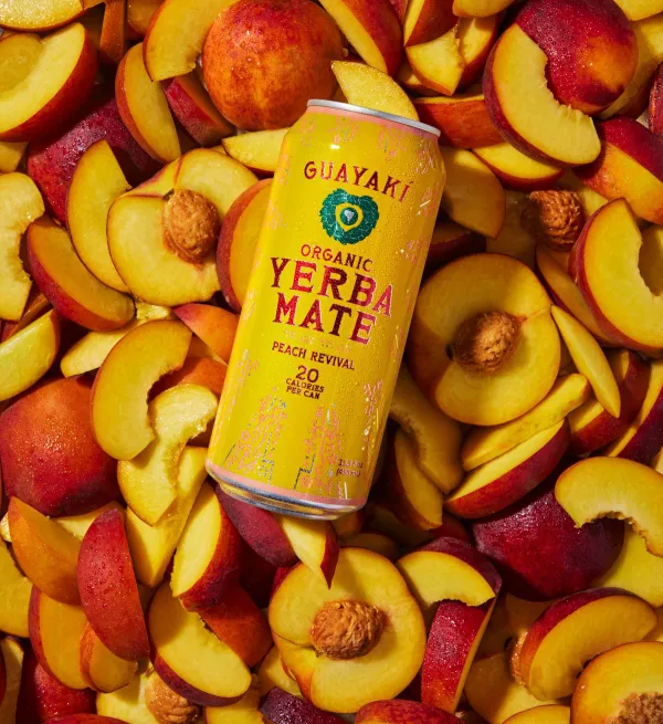 Guayaki Yerba Mate объявила о выпуске на рынок США напитка Peach Revival в банках
