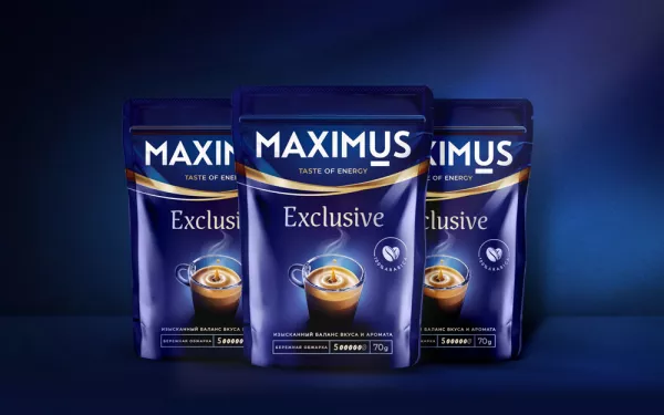 Getbrand разработали дизайн упаковки кофе Exclusive