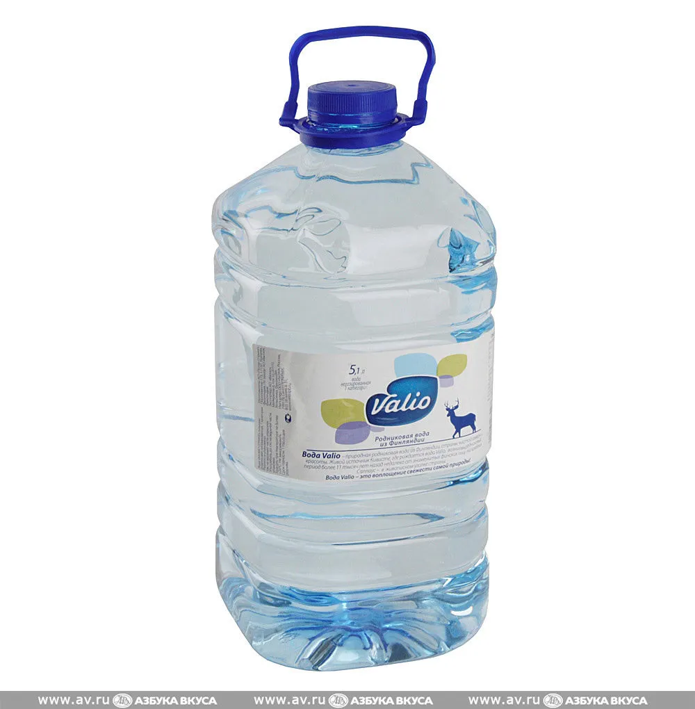 фотография продукта Вода питьевая родниковая Валио 5,1л