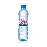 фотография продукта Вода святой источник б/газ пл/б 0,5л 