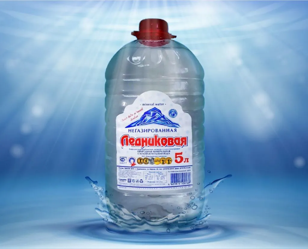 фотография продукта Минеральная питьевая вода "Ледниковая"