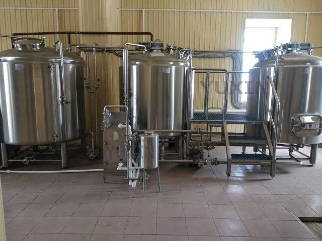 пивоварня -пивзавод на 1000 л варки пиво в Китае 5