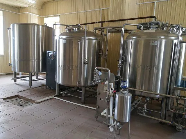 пивоварня -пивзавод на 1000 л варки пиво в Китае