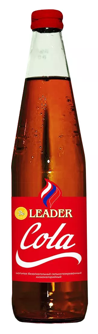 Фотография продукта Напиток б/а "leader" 0,5л кола б/с